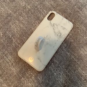 Loopy Max phone case iPhone XSMax - White Marble
